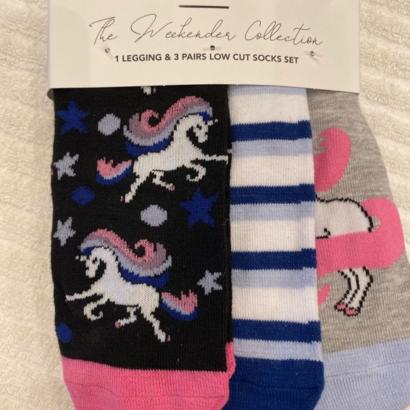 I’M DONE ADULTING, LETS BE UNICORNS LEGGING/SOCKS - Picture 2 of 4